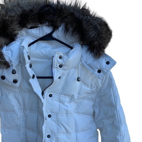 Gap Women’s XS Coat Faux Fur Hood - Picture 3 of 6